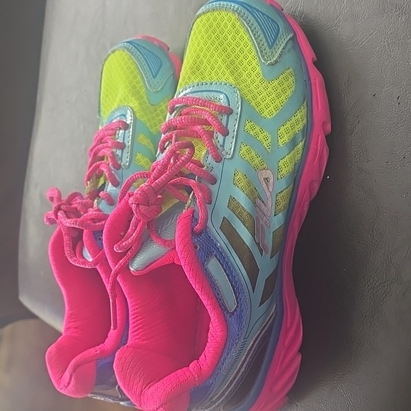 bright colored filament sneakers - Picture 2 of 6